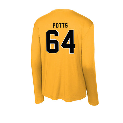 App State - NCAA Football : Jarvis Potts - Activewear Long Sleeve T-Shirt-1