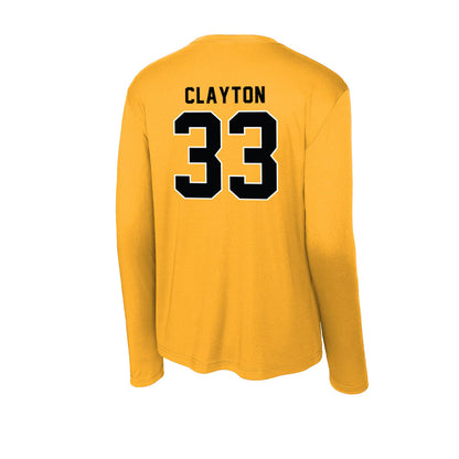App State - NCAA Men's Basketball : Grant Clayton - Activewear Long Sleeve T-Shirt-1
