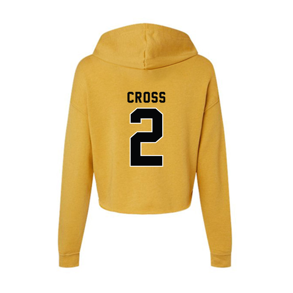 App State - NCAA Football : Ja'Quez Cross - Women's Crop Fleece Hoodie-1