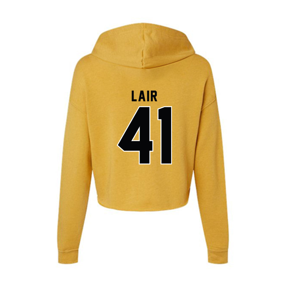 App State - NCAA Football : Luke Lair - Women's Crop Fleece Hoodie-1
