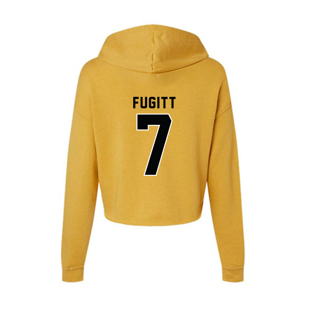 App State - NCAA Football : Darrin Fugitt - Women's Crop Fleece Hoodie-1
