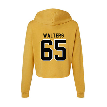 App State - NCAA Football : Mac Walters - Women's Crop Fleece Hoodie-1