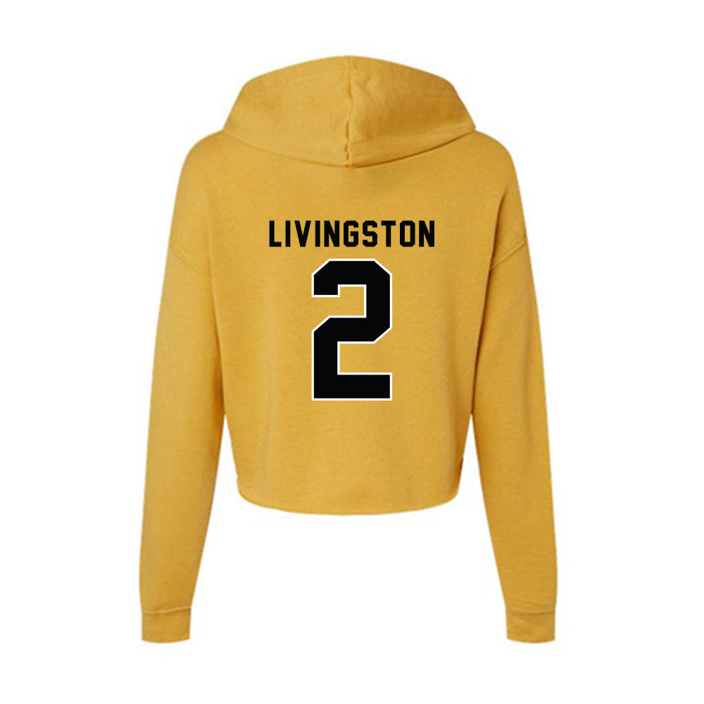 App State - NCAA Women's Field Hockey : Emma Livingston - Women's Crop Fleece Hoodie-1