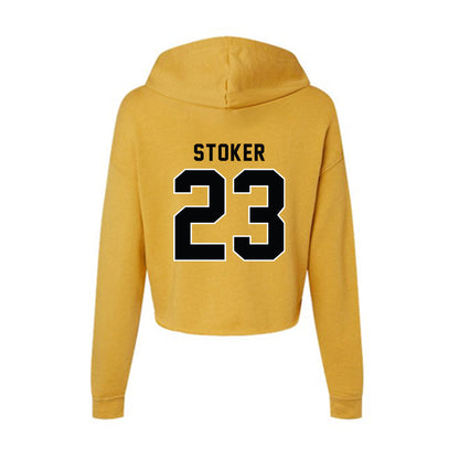 App State - NCAA Women's Basketball : Riley Stoker - Women's Crop Fleece Hoodie-1