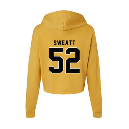 App State - NCAA Football : Cayden Sweatt - Women's Crop Fleece Hoodie-1