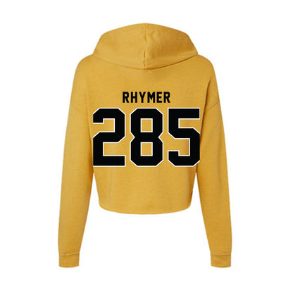 App State - NCAA Wrestling : Avery Rhymer - Women's Crop Fleece Hoodie-1