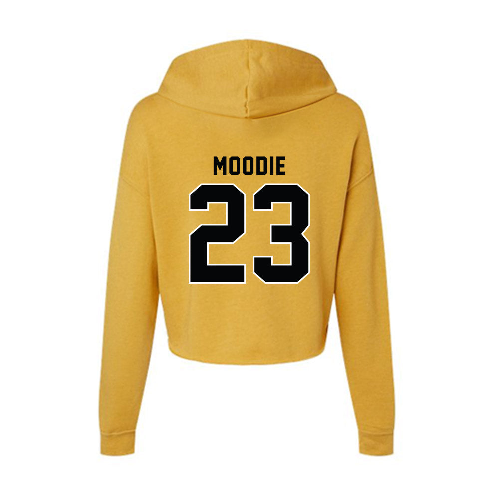 App State - NCAA Men's Basketball : Chad Moodie - Women's Crop Fleece Hoodie-1