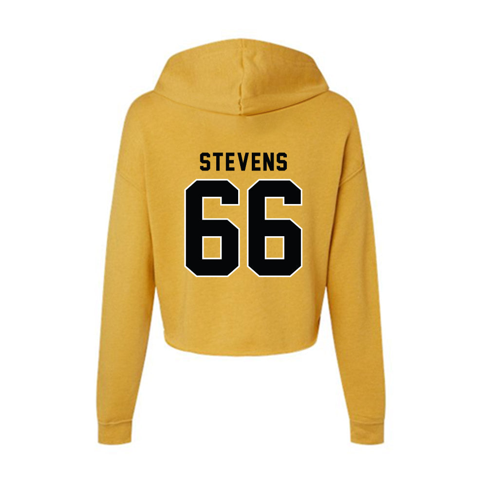 App State - NCAA Football : Danny Stevens - Women's Crop Fleece Hoodie-1