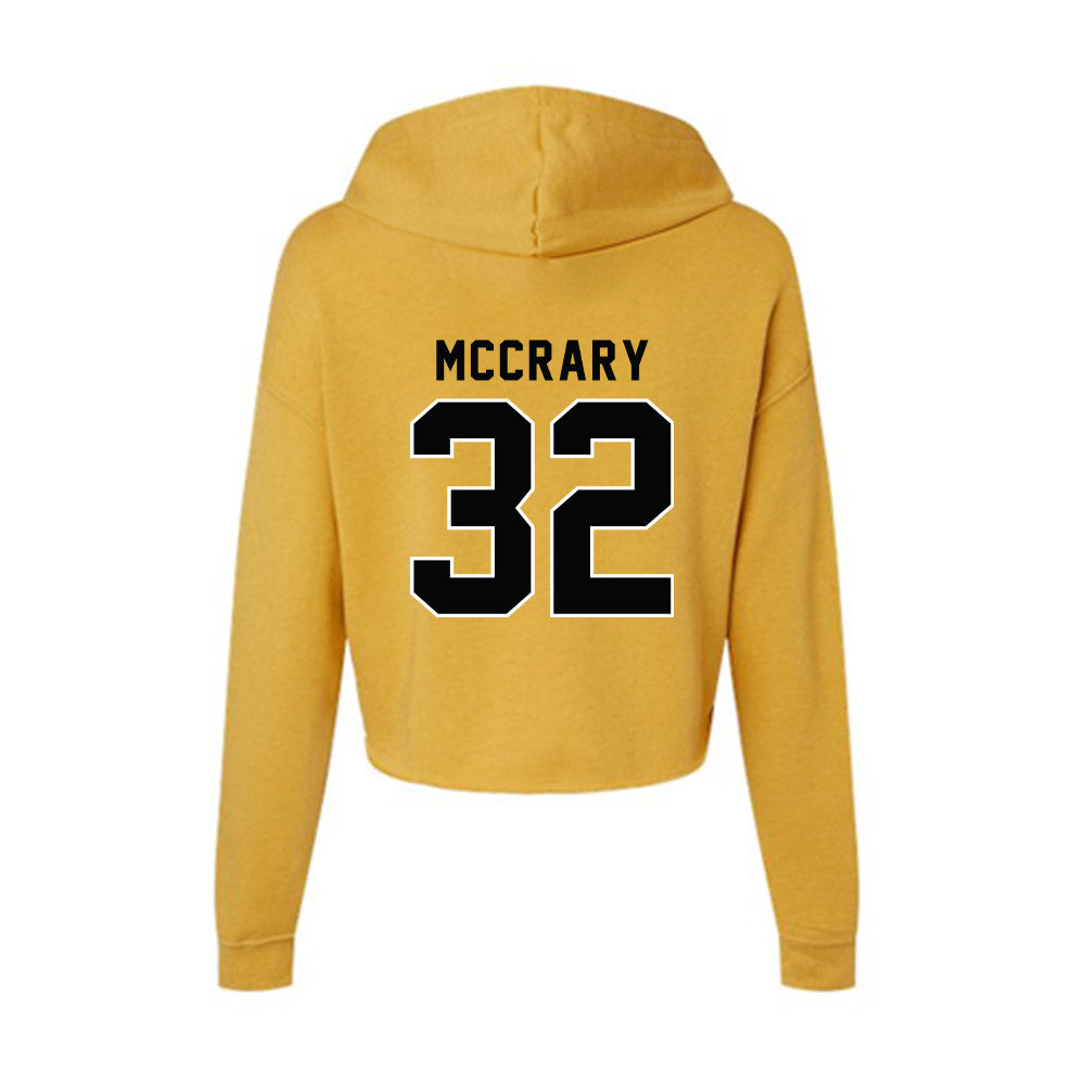 App State - NCAA Women's Basketball : Zoe McCrary - Women's Crop Fleece Hoodie-1