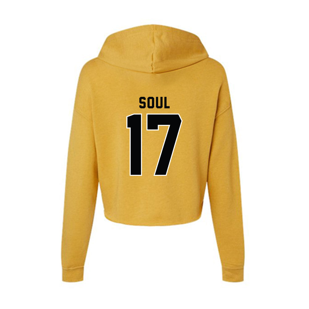 App State - NCAA Baseball : Nico Soul - Women's Crop Fleece Hoodie-1