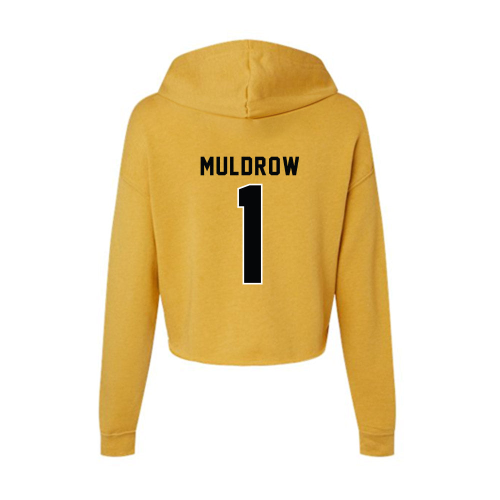 App State - NCAA Women's Basketball : Camiah Muldrow - Women's Crop Fleece Hoodie-1