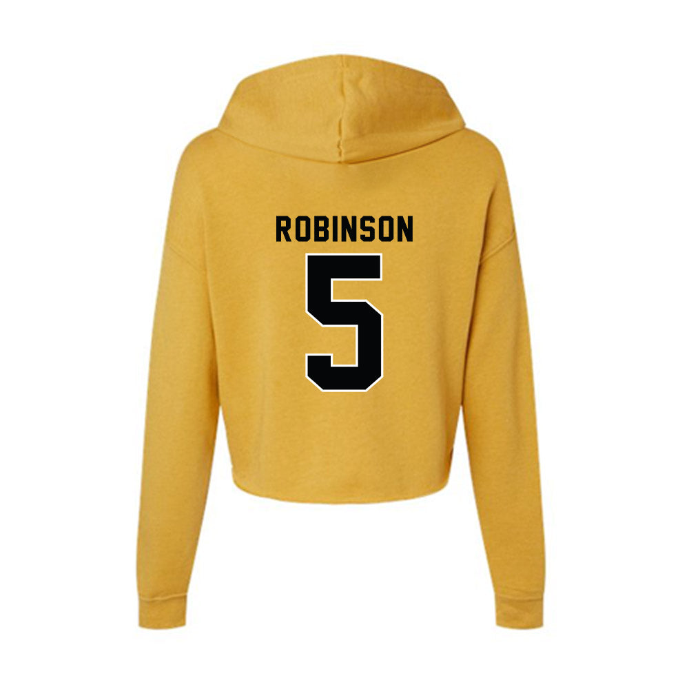 App State - NCAA Softball : Tavia Robinson - Women's Crop Fleece Hoodie-1