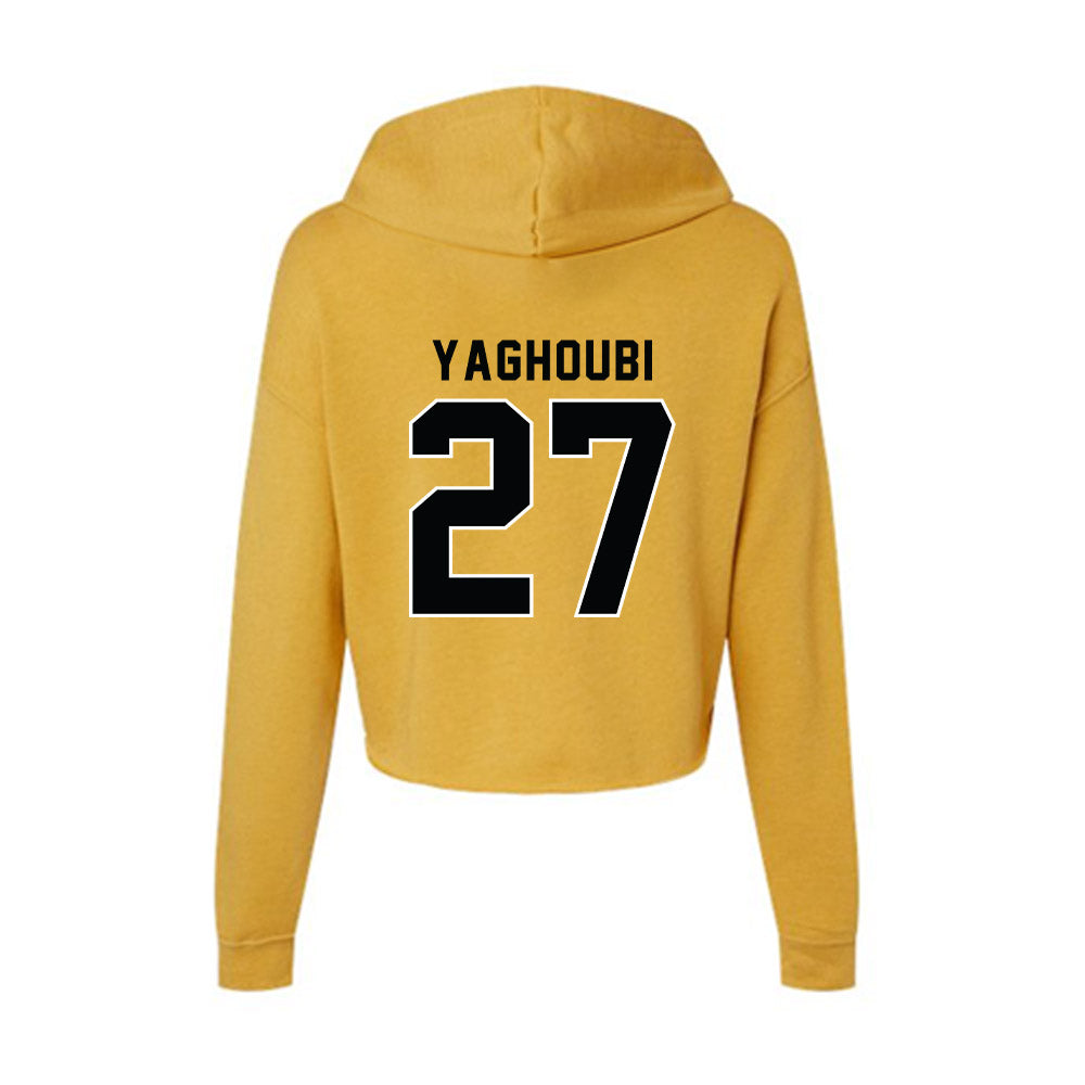 App State - NCAA Baseball : Tank Yaghoubi - Women's Crop Fleece Hoodie-1