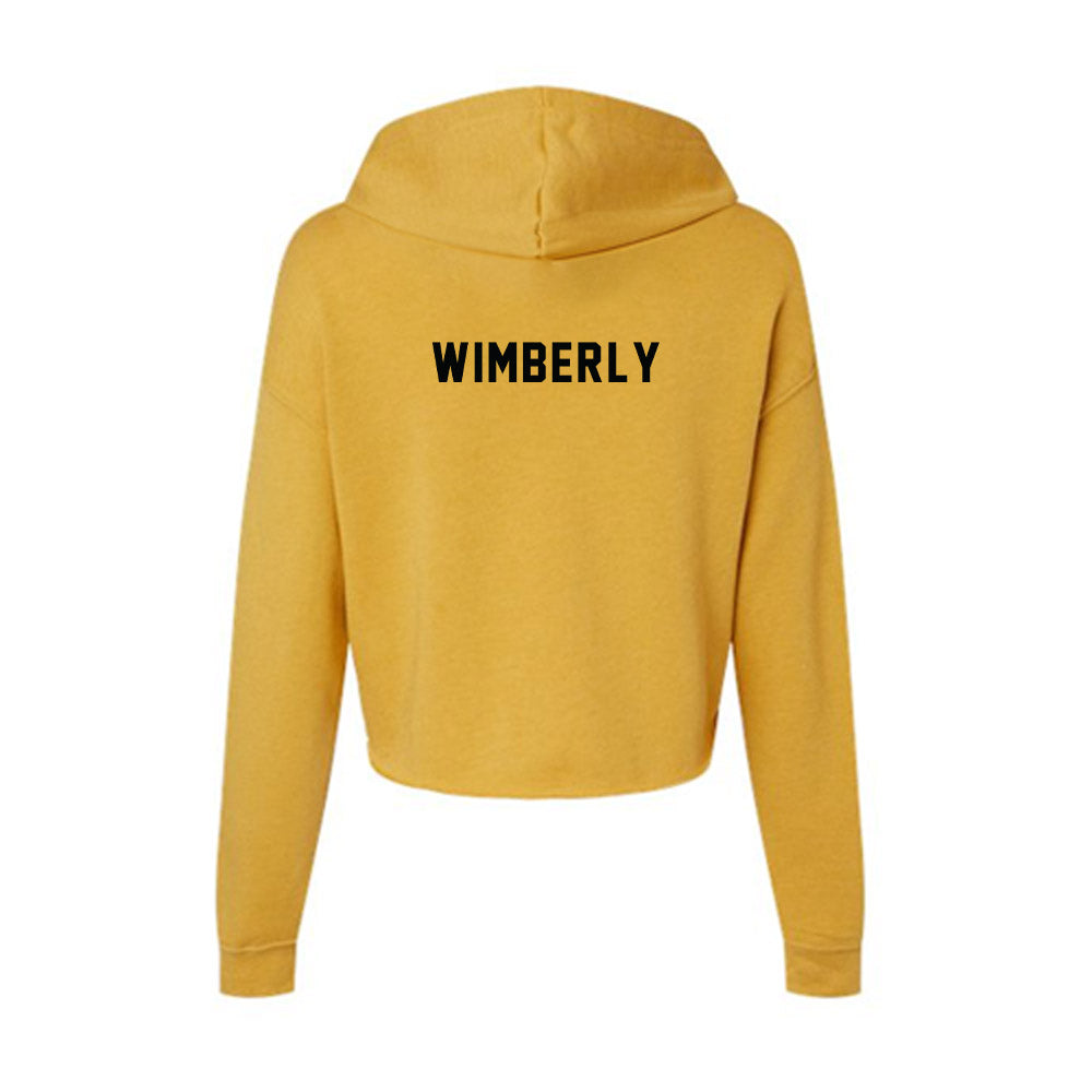 App State - NCAA Women's Track & Field : Ashlynn Wimberly - Women's Crop Fleece Hoodie-1