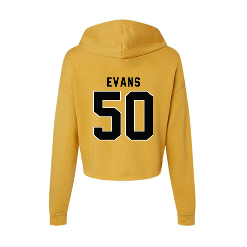 App State - NCAA Football : Eisa Evans - Women's Crop Fleece Hoodie-1