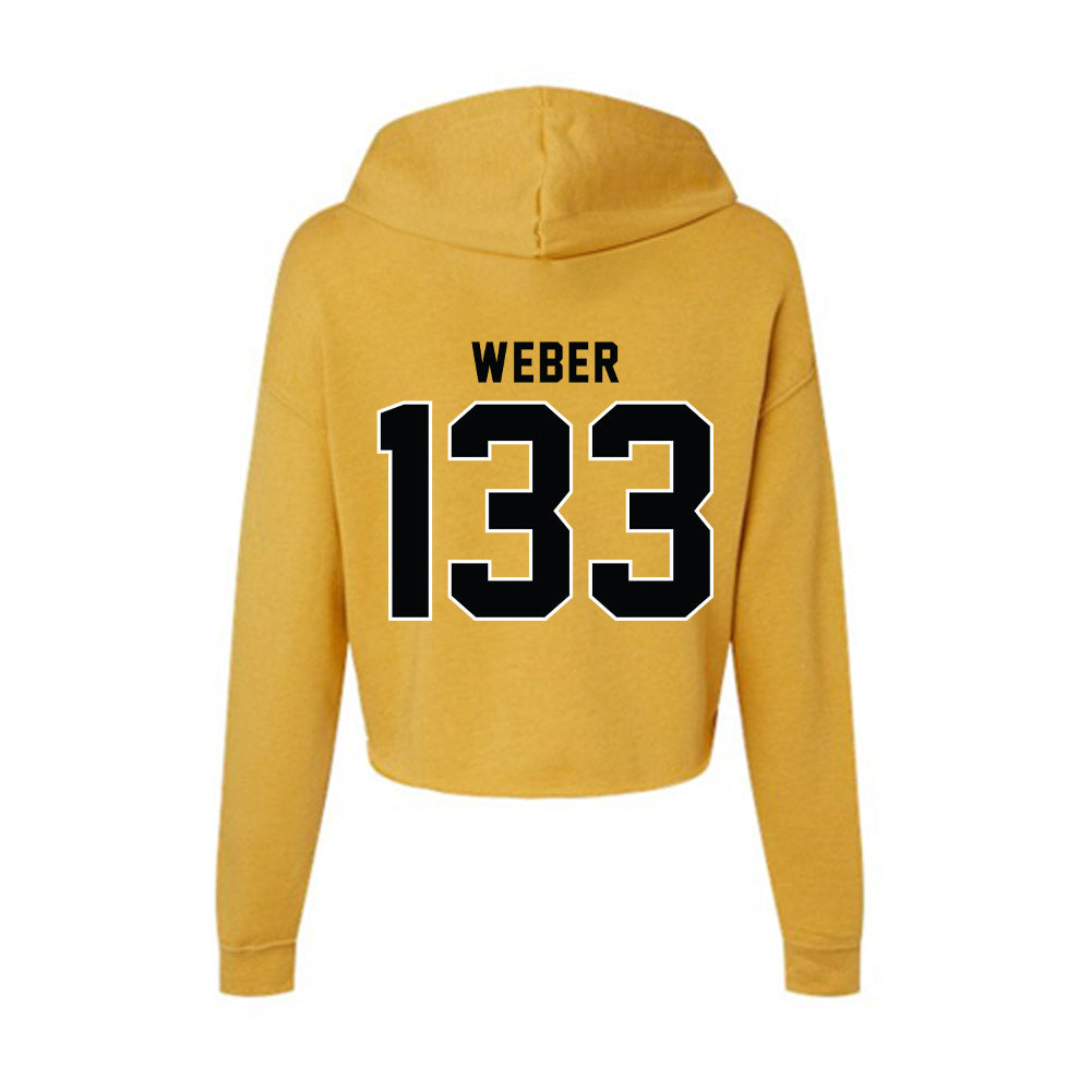 App State - NCAA Wrestling : Dalton Weber - Women's Crop Fleece Hoodie-1