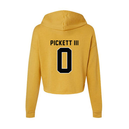 App State - NCAA Football : Sam Pickett III - Women's Crop Fleece Hoodie-1