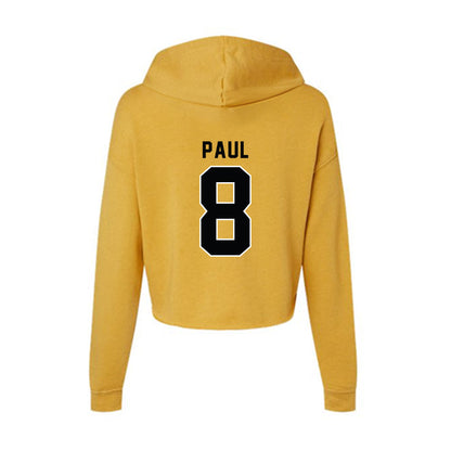 App State - NCAA Football : Kabran Paul - Women's Crop Fleece Hoodie-1