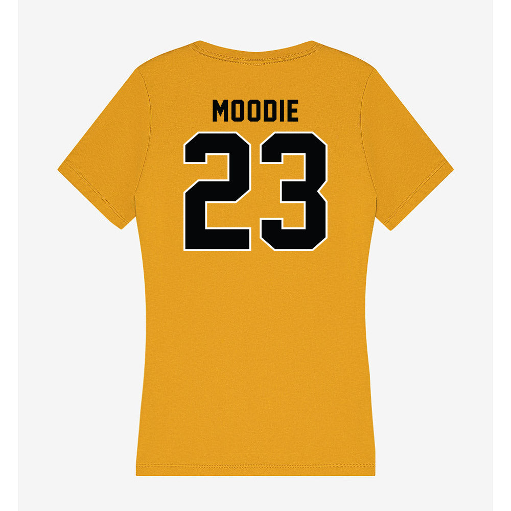 App State - NCAA Men's Basketball : Chad Moodie - Women's V-Neck T-Shirt-1