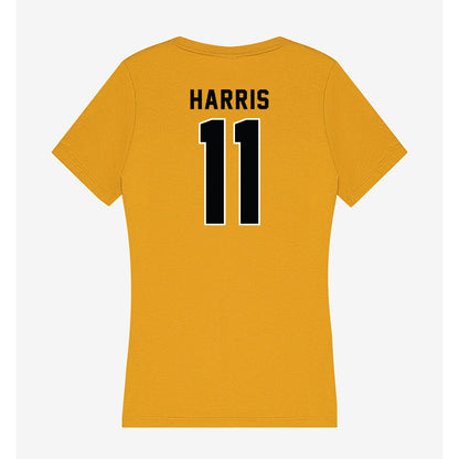 App State - NCAA Football : Jordan Harris - Women's V-Neck T-Shirt-1