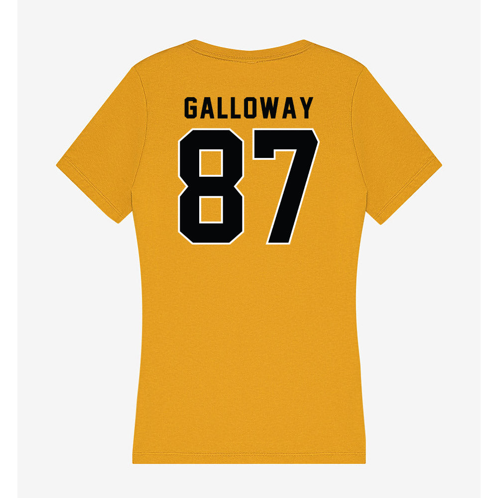 App State - NCAA Football : Dillon Galloway - Women's V-Neck T-Shirt-1