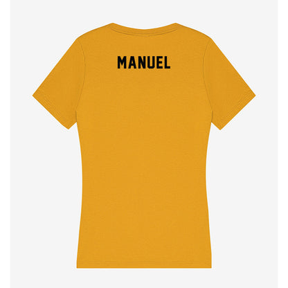 App State - NCAA Football : Devon Manuel - Women's V-Neck T-Shirt-1