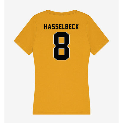 App State - NCAA Football : Henry Hasselbeck - Women's V-Neck T-Shirt-1