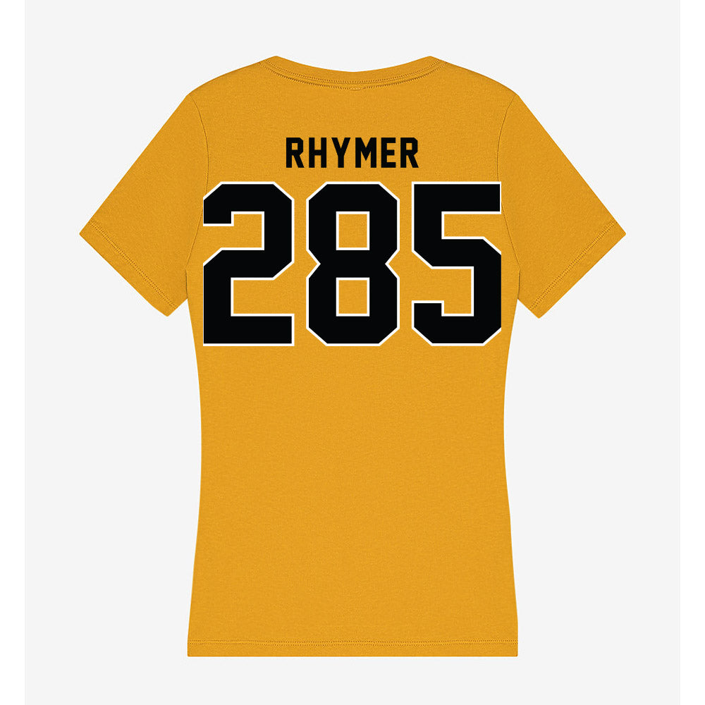App State - NCAA Wrestling : Avery Rhymer - Women's V-Neck T-Shirt-1