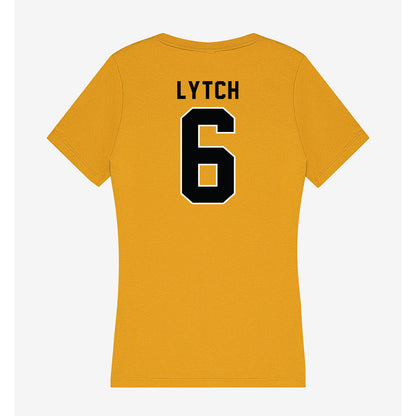 App State - NCAA Men's Basketball : Damori Lytch - Women's V-Neck T-Shirt-1