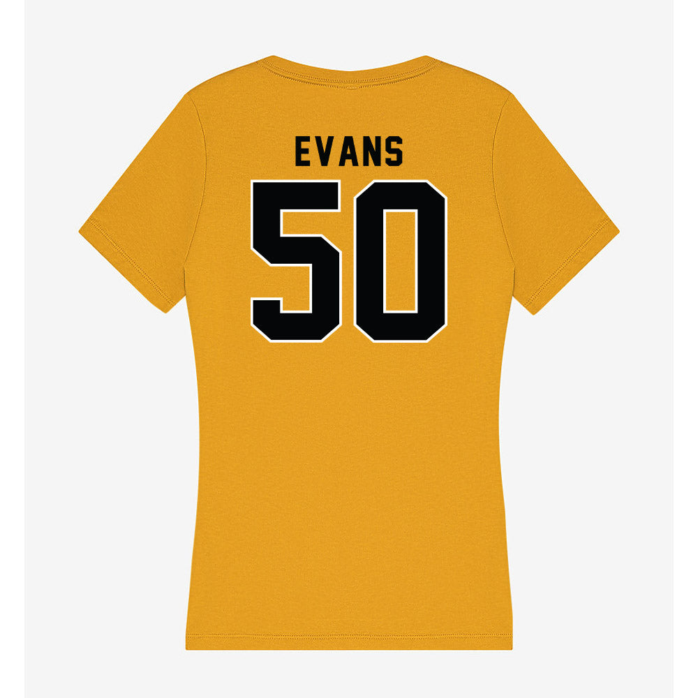 App State - NCAA Football : Eisa Evans - Women's V-Neck T-Shirt-1