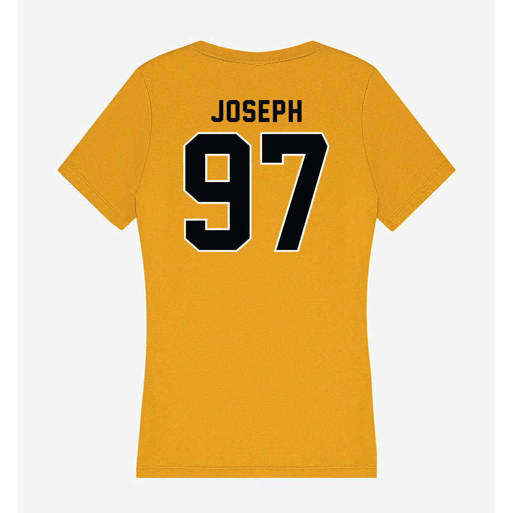 App State - NCAA Football : Xavier Joseph - Women's V-Neck T-Shirt-1