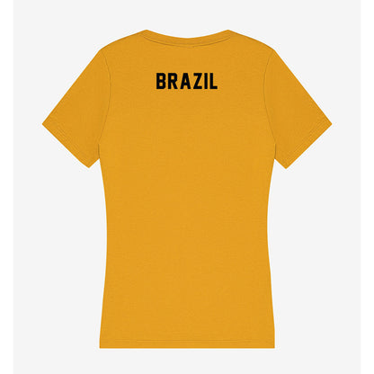 App State - NCAA Football : Derick Brazil - Women's V-Neck T-Shirt-1