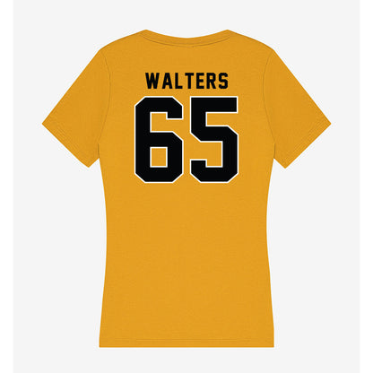 App State - NCAA Football : Mac Walters - Women's V-Neck T-Shirt-1