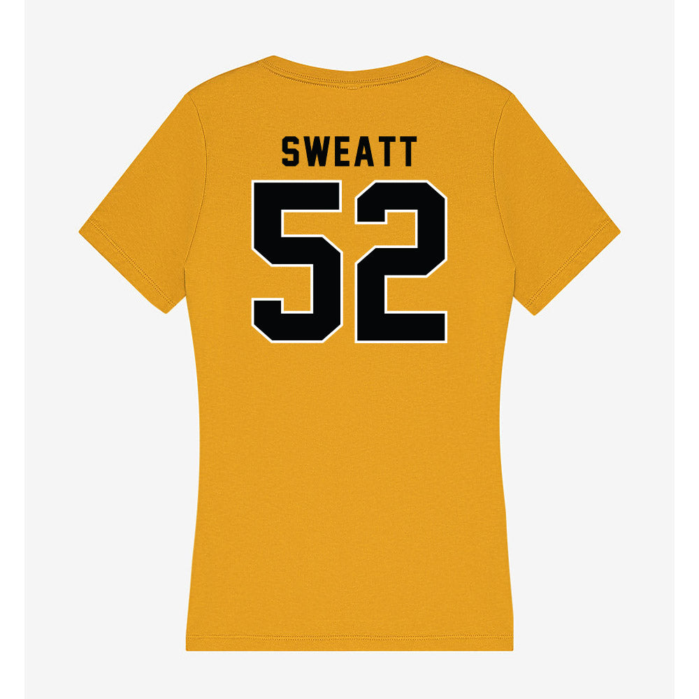 App State - NCAA Football : Cayden Sweatt - Women's V-Neck T-Shirt-1