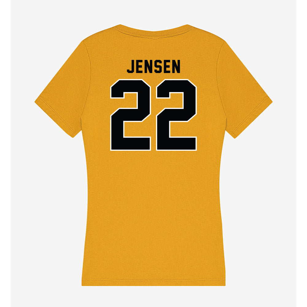 App State - NCAA Baseball : Tate Jensen - Women's V-Neck T-Shirt-1