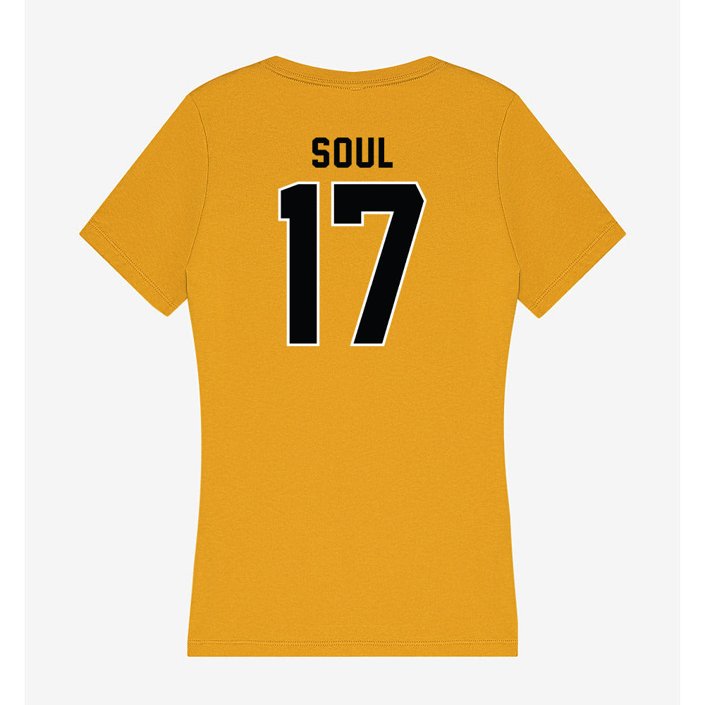App State - NCAA Baseball : Nico Soul - Women's V-Neck T-Shirt-1