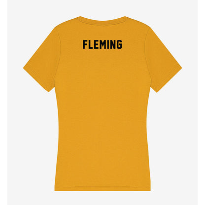 App State - NCAA Football : Semaj Fleming - Women's V-Neck T-Shirt-1