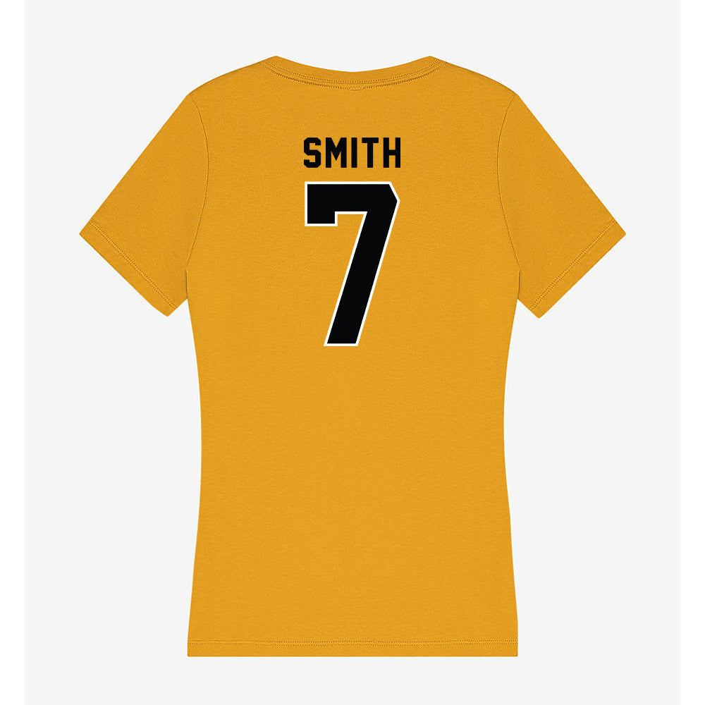 App State - NCAA Baseball : Steven Smith - Women's V-Neck T-Shirt-1