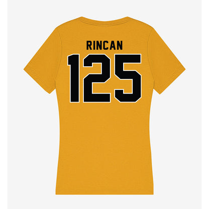 App State - NCAA Wrestling : Peter Rincan - Women's V-Neck T-Shirt-1