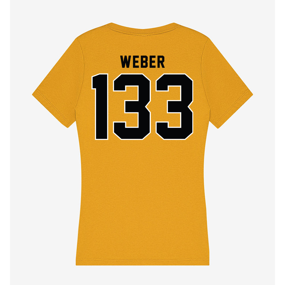 App State - NCAA Wrestling : Dalton Weber - Women's V-Neck T-Shirt-1