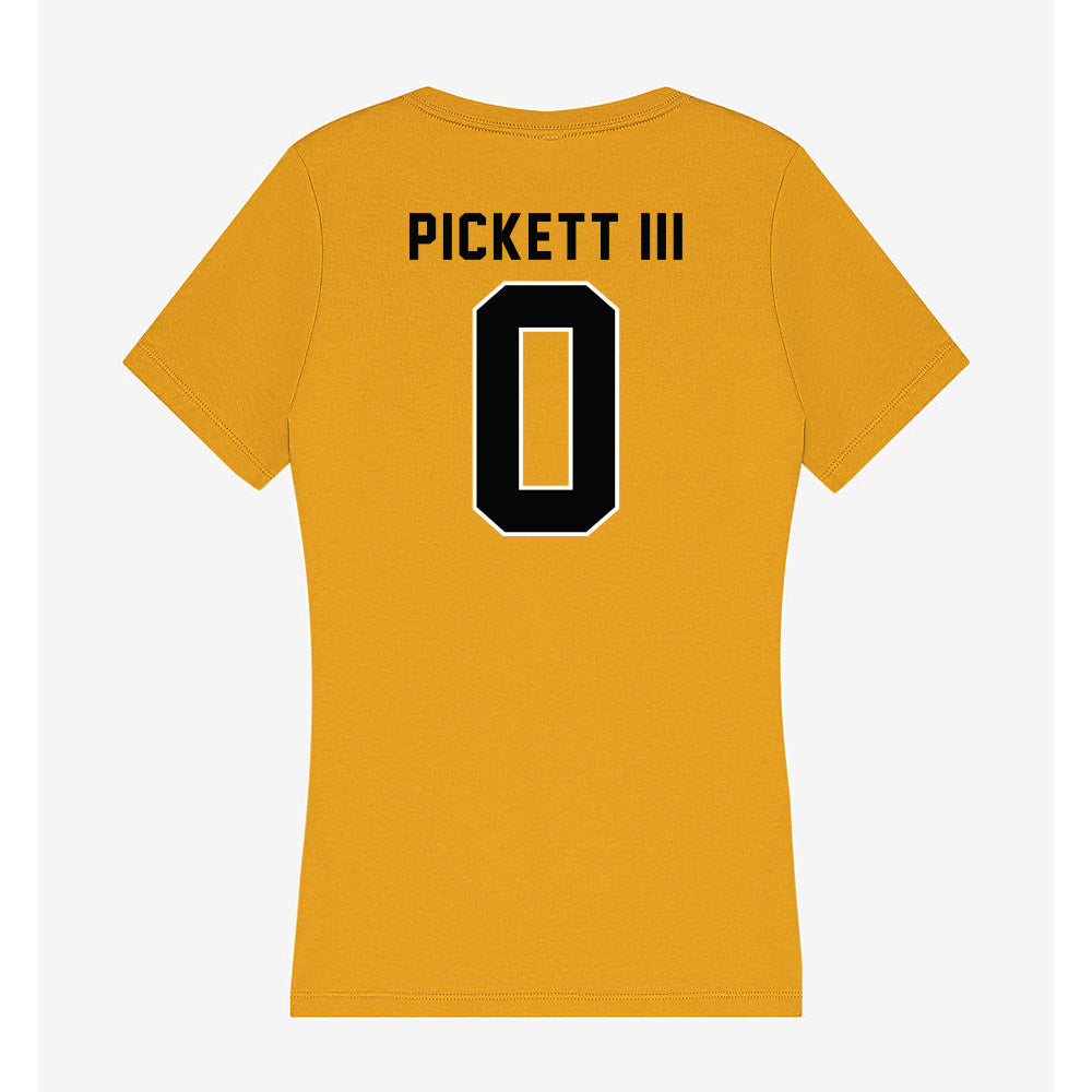 App State - NCAA Football : Sam Pickett III - Women's V-Neck T-Shirt-1