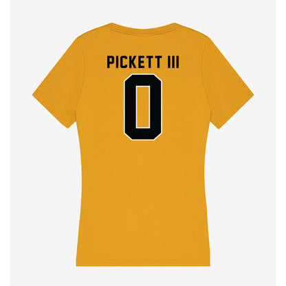 App State - NCAA Football : Sam Pickett III - Women's V-Neck T-Shirt-1