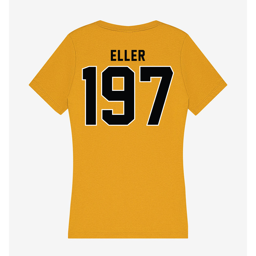 App State - NCAA Wrestling : Logan Eller - Women's V-Neck T-Shirt-1