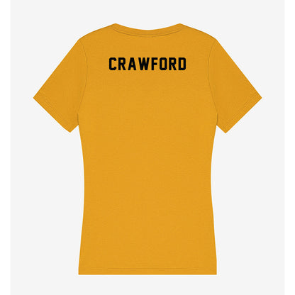 App State - NCAA Football : Kelvin Crawford - Women's V-Neck T-Shirt-1