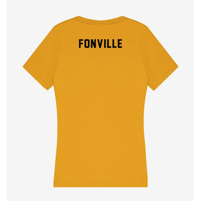 App State - NCAA Women's Track & Field : Harlee Fonville - Women's V-Neck T-Shirt-1