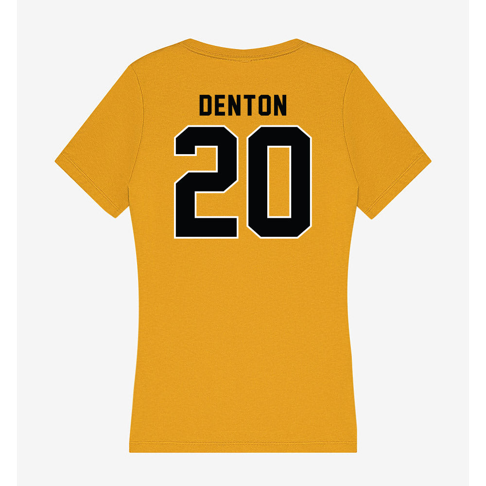 App State - NCAA Baseball : Colton Denton - Women's V-Neck T-Shirt-1