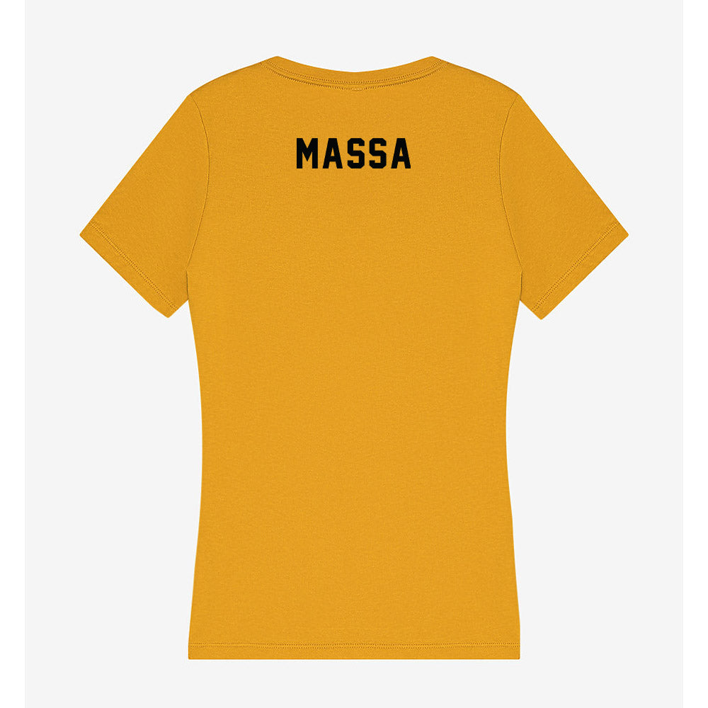App State - NCAA Women's Cross Country : Tessa Massa - Women's V-Neck T-Shirt-1