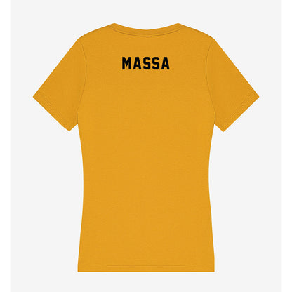 App State - NCAA Women's Cross Country : Tessa Massa - Women's V-Neck T-Shirt-1