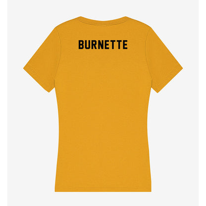 App State - NCAA Football : J'Marion Burnette - Women's V-Neck T-Shirt-1