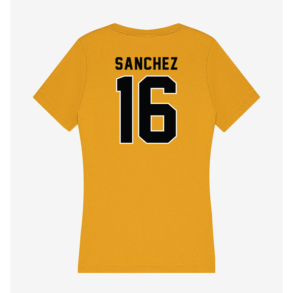 App State - NCAA Football : Alex Sanchez - Women's V-Neck T-Shirt-1